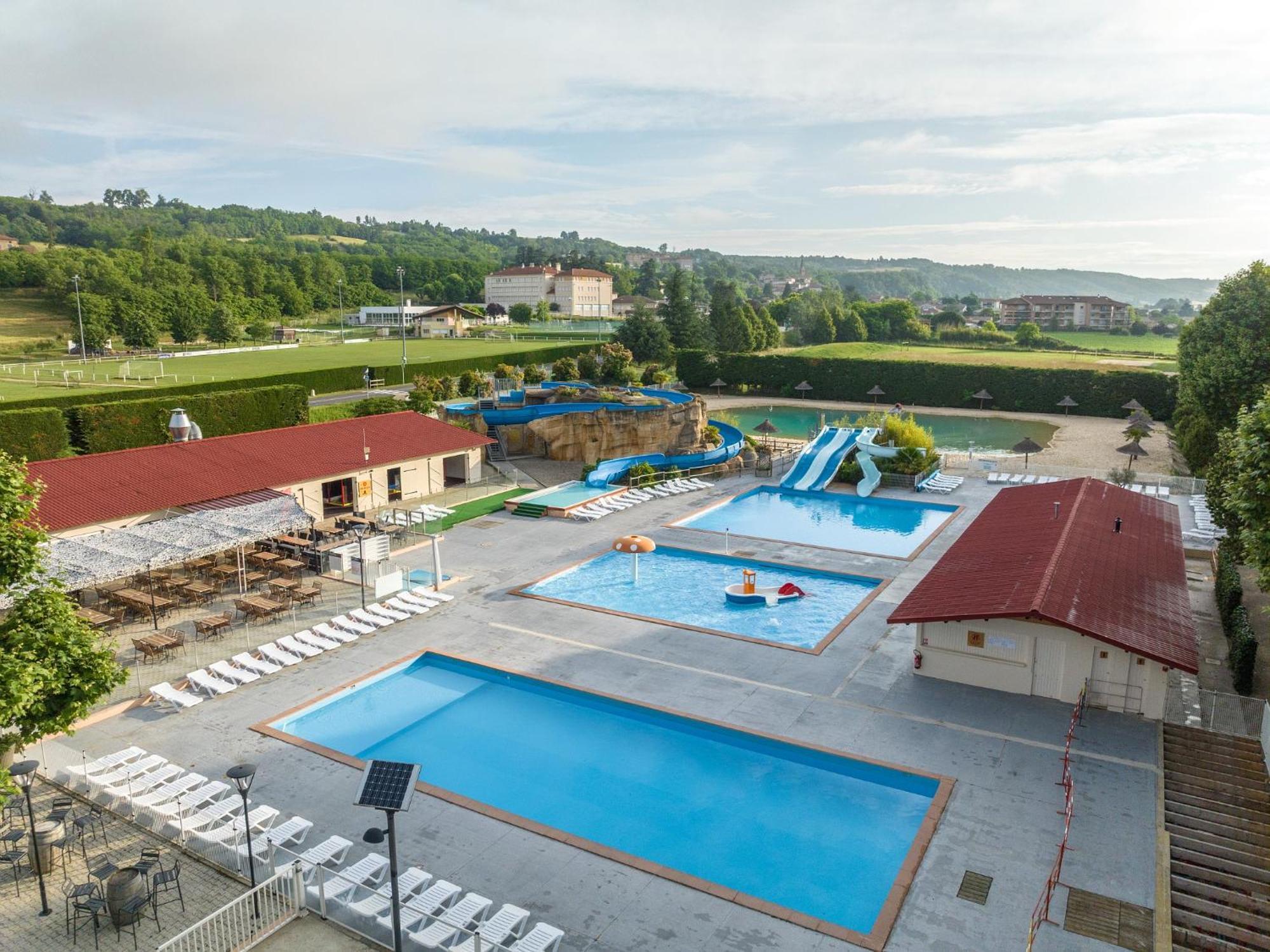 Camping Chateau De Galaure Chateauneuf-de-Galaure Kültér fotó